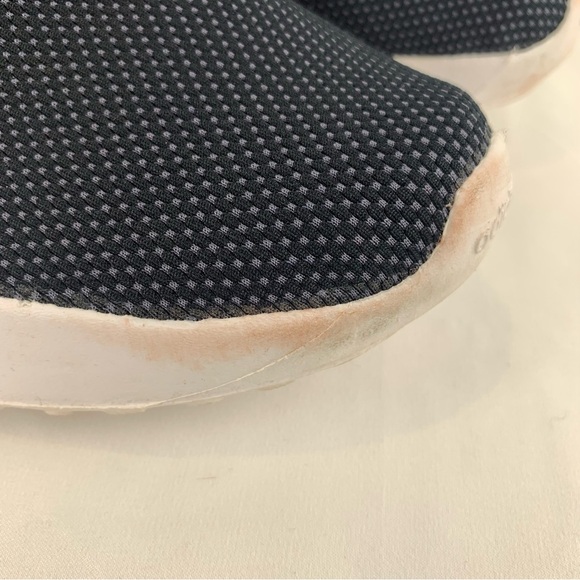 adidas Men's 11.5 Lite Racer Adapt 5.0 Black Grey Slip On Shoes (Style GW9038) - Picture 8 of 9